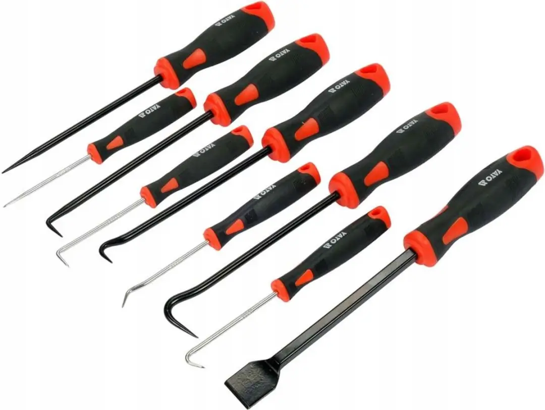 Yato YT-08426 Haak & Schroevendraaier Set - 9 Delig - afbeelding 3 van 4