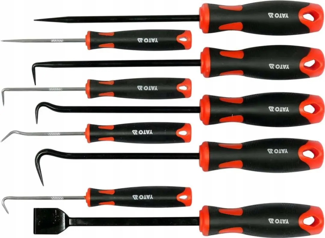 Yato YT-08426 Haak & Schroevendraaier Set - 9 Delig - afbeelding 2 van 4