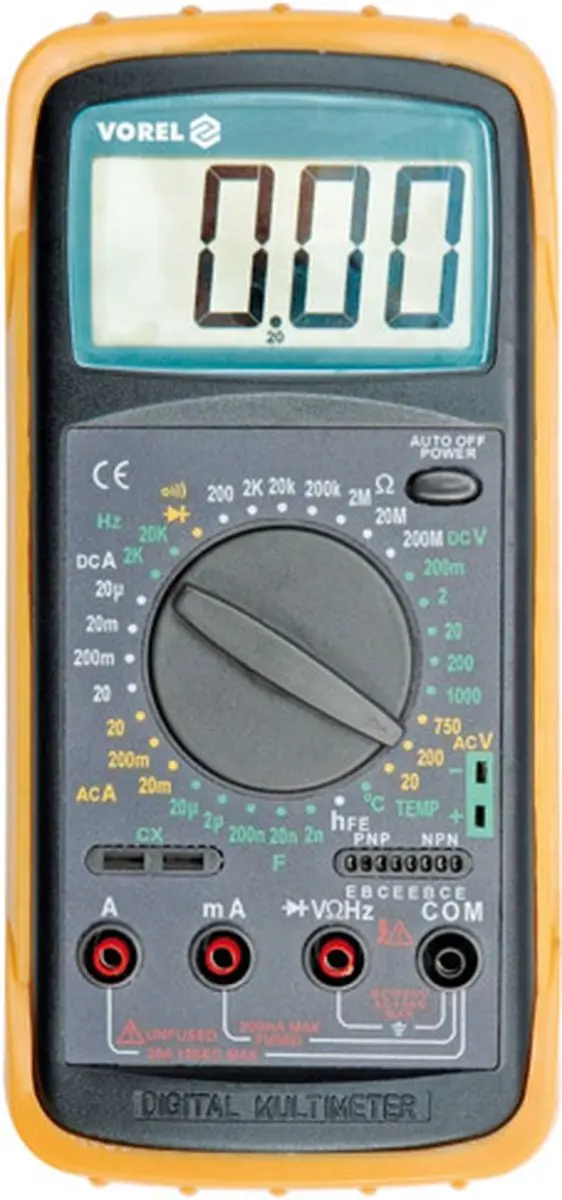 Vorel 81784 Digitale Multimeter met Temperatuurmeting