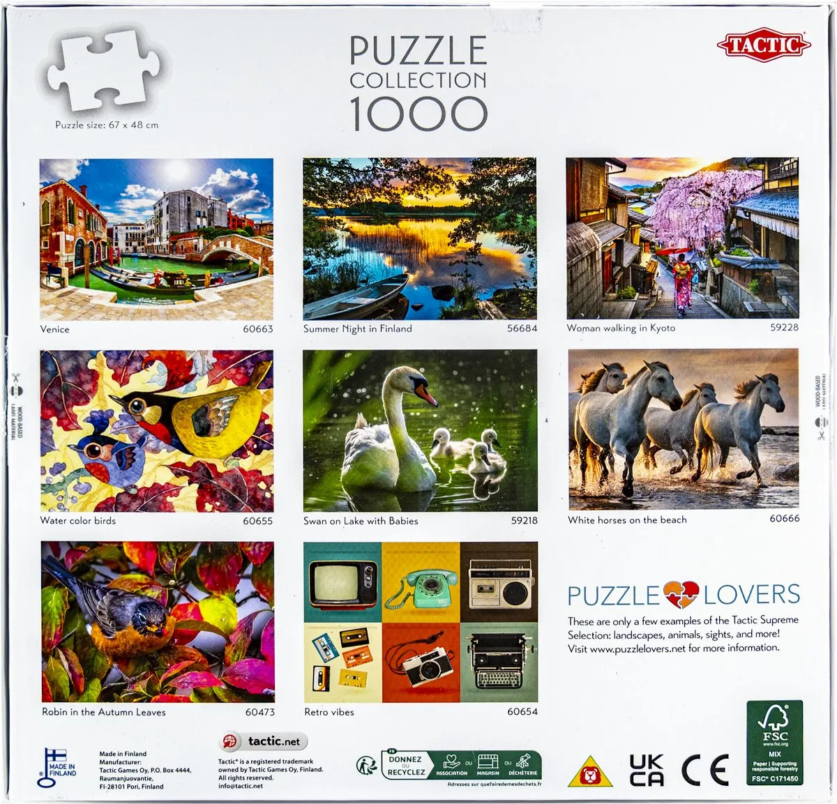 Tactic Captain’s Belongings Puzzel 1000 Stuks - Maritieme Ontdekkingsobjecten