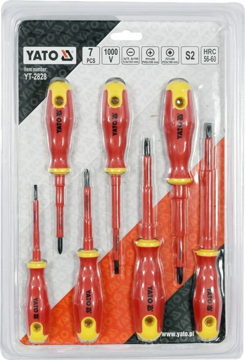 Yato Schroevendraaierset YT-2828 - 7-delig - VDE - afbeelding 2 van 6