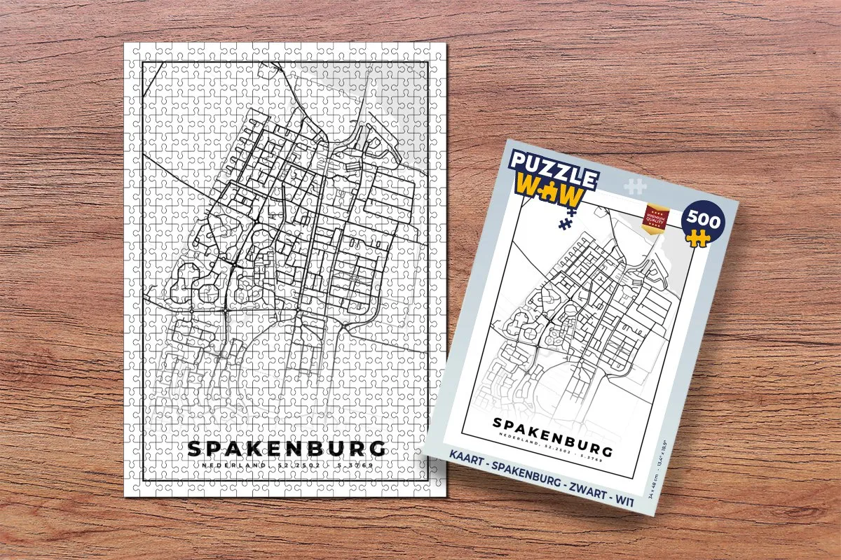 PuzzleWow Spakenburg Legpuzzel 500 Stuks - Multicolor