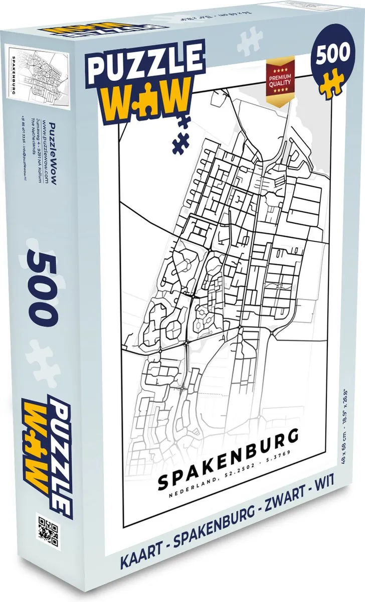 PuzzleWow Spakenburg Legpuzzel 500 Stuks