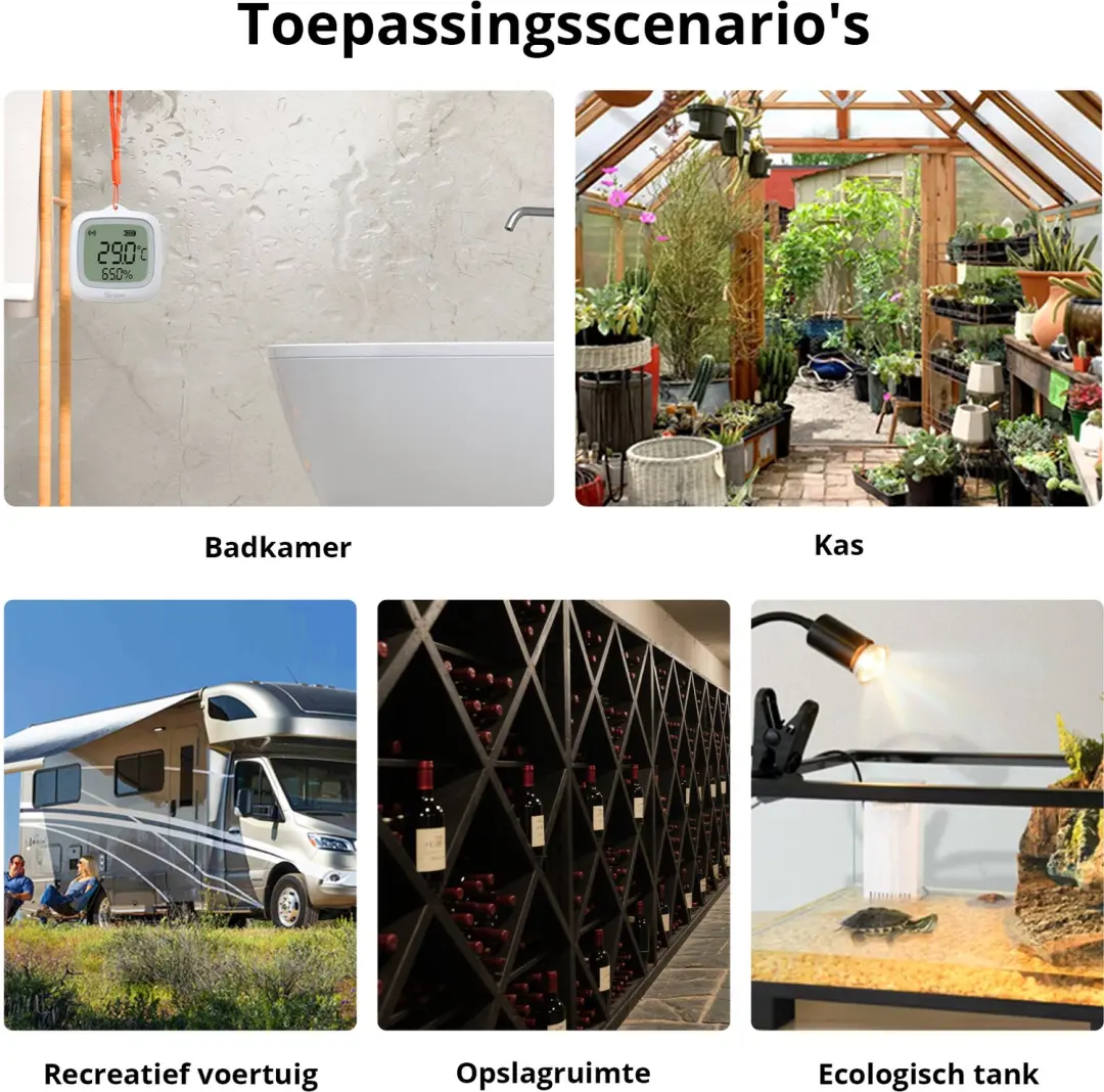 Sonoff SNZB-02WD Zigbee Temperatuur- en Vochtigheidssensor - afbeelding 6 van 6