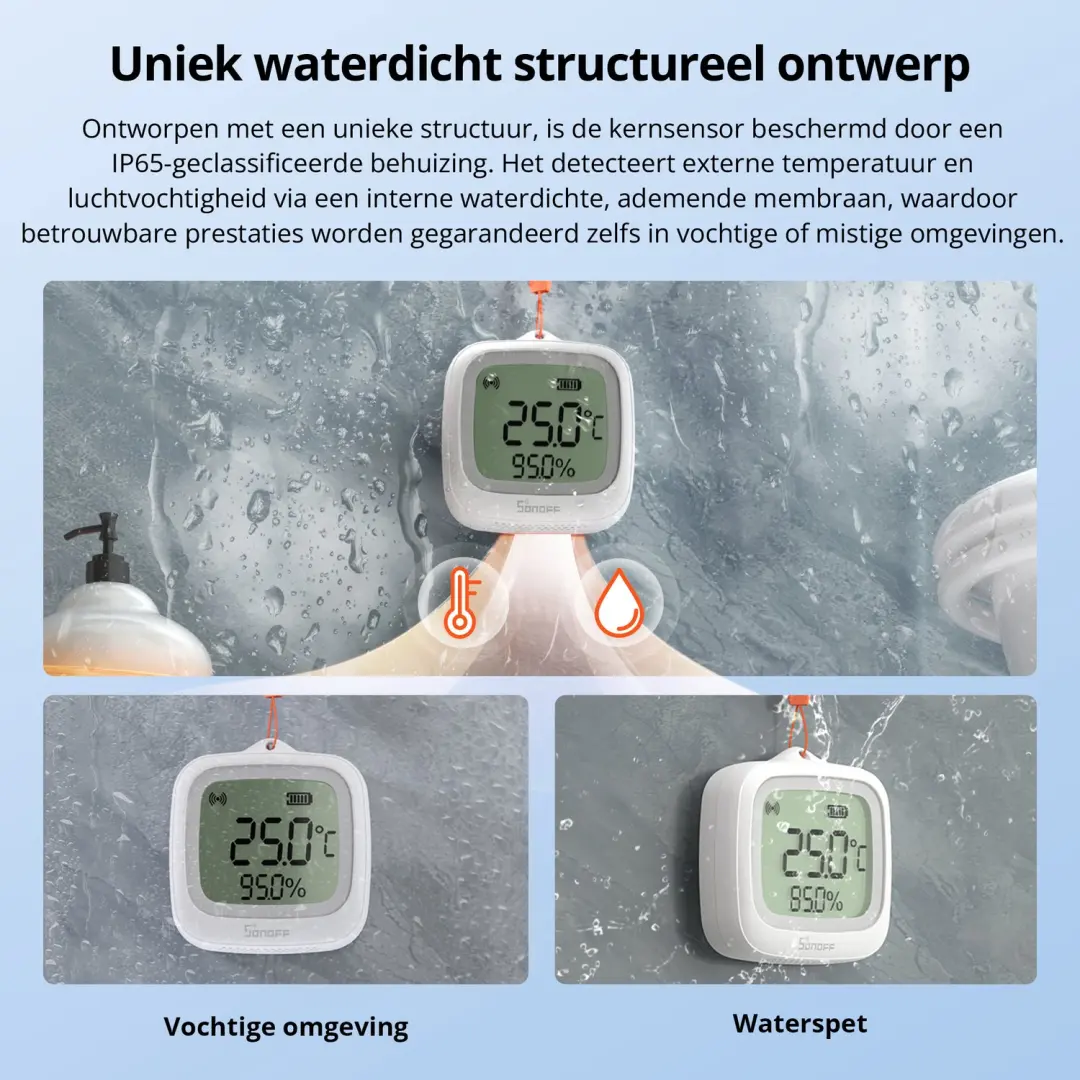 Sonoff SNZB-02WD Zigbee Temperatuur- en Vochtigheidssensor - afbeelding 5 van 6