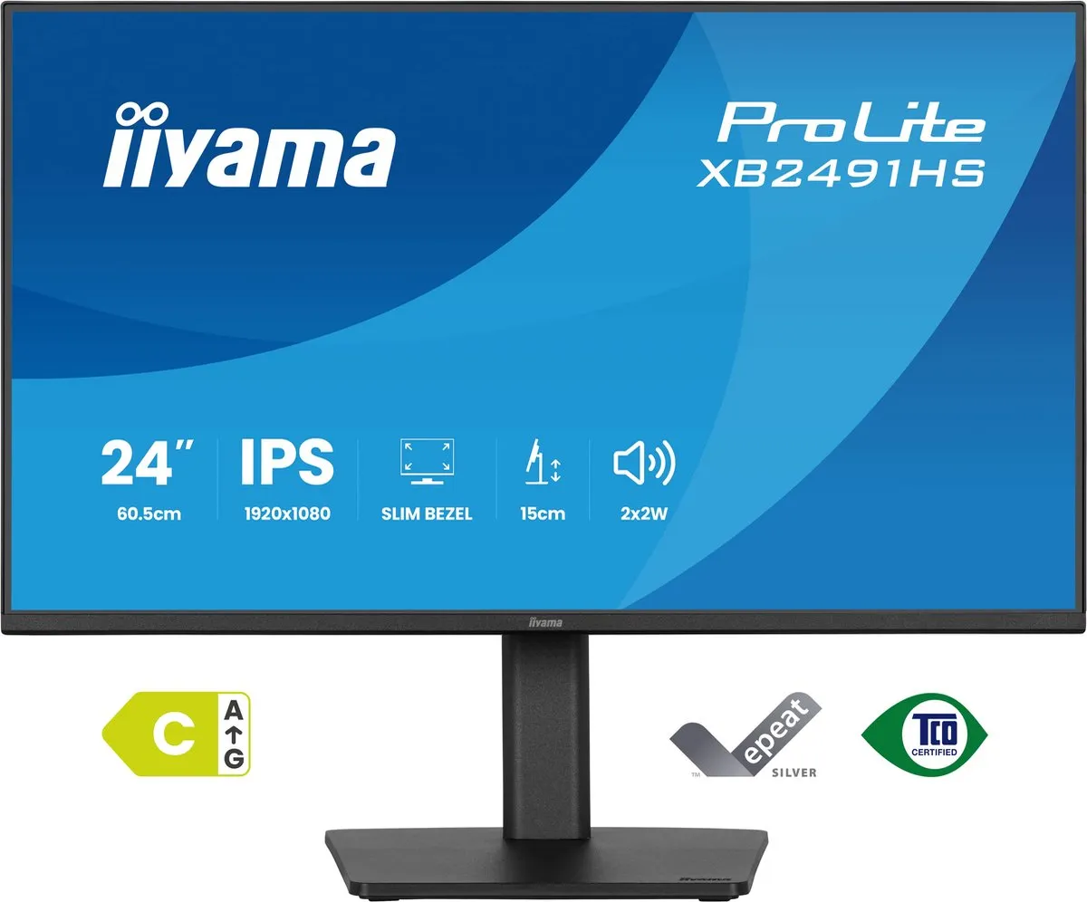 iiyama ProLite XB2491HS-B1 Monitor 24" Full HD IPS - Zwart