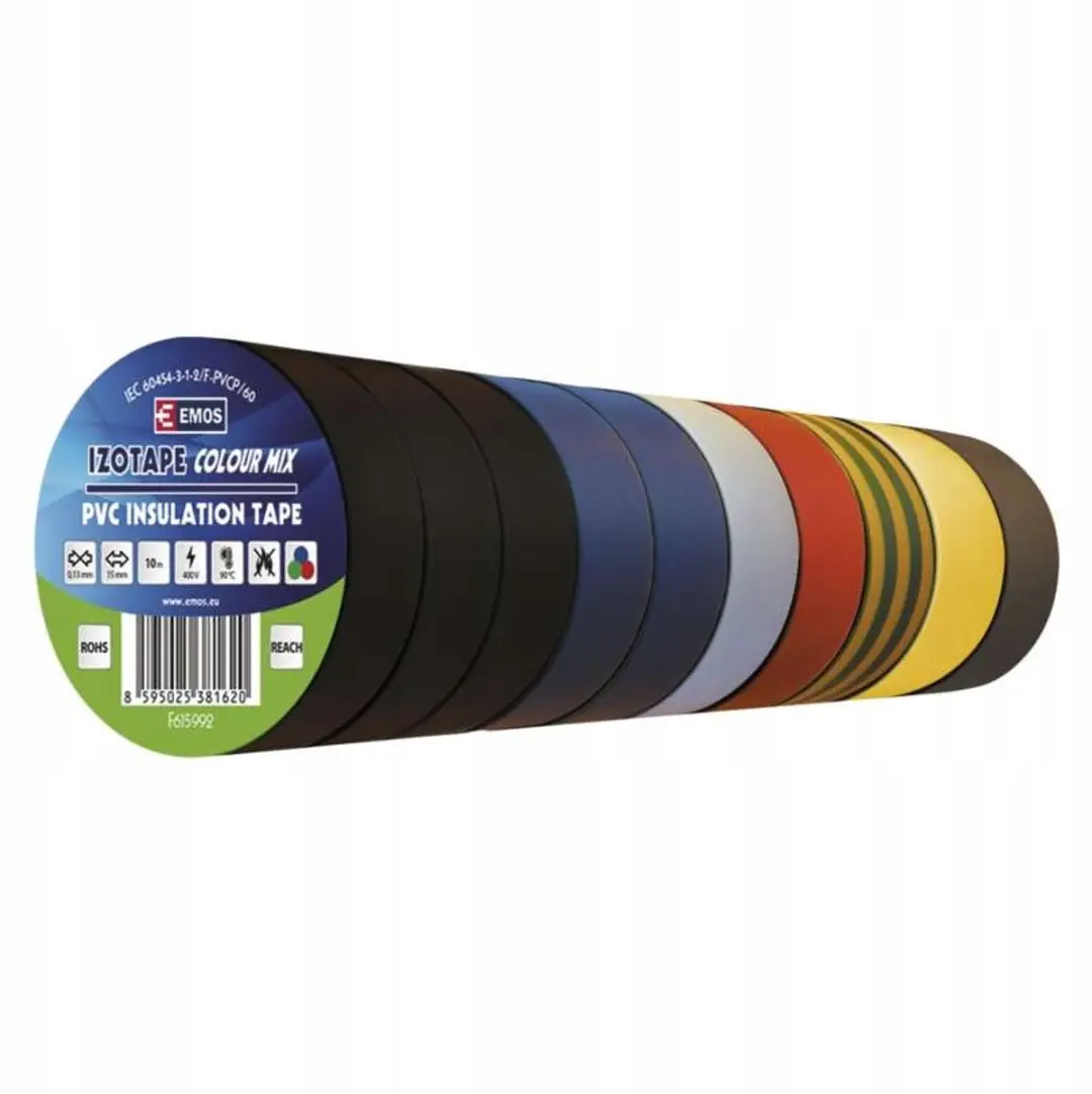 Isolatietape PVC 15mm x 10m