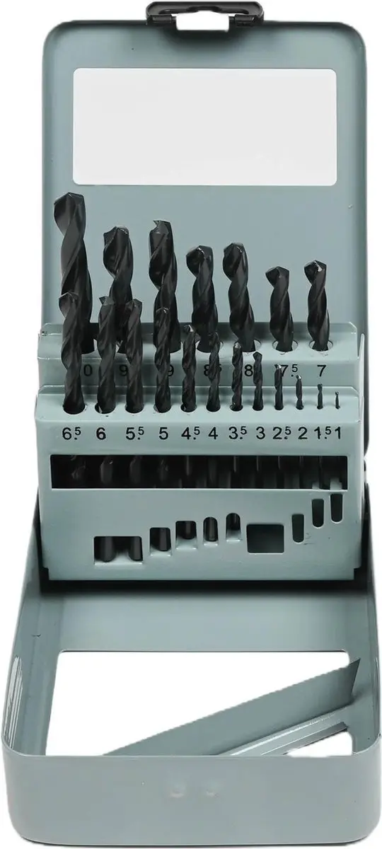 Benson HSS Metaalborenset 19-delig - 1-10 mm - afbeelding 3 van 6