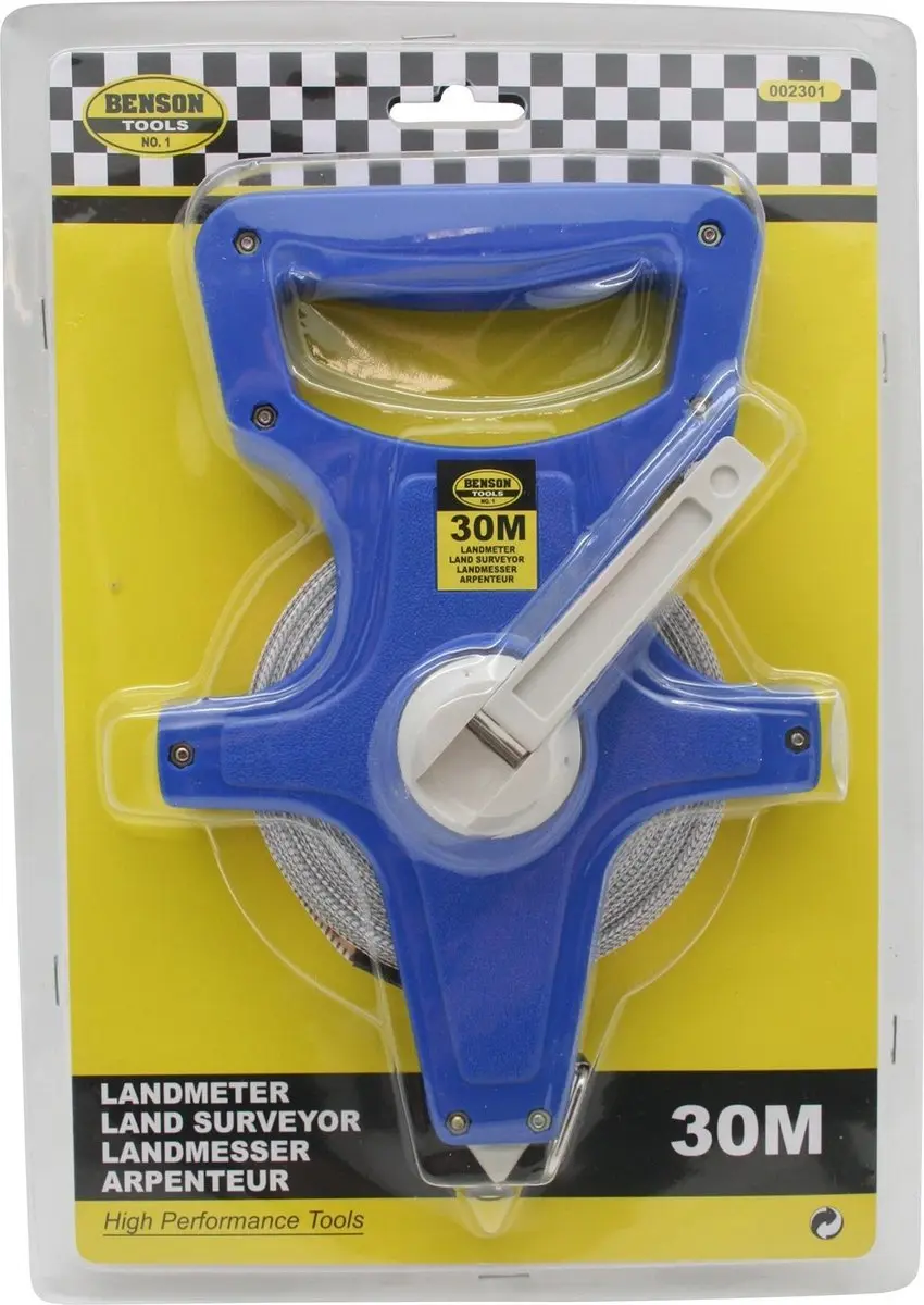 Benson Landmeter 30 meter - Blauw - afbeelding 4 van 6