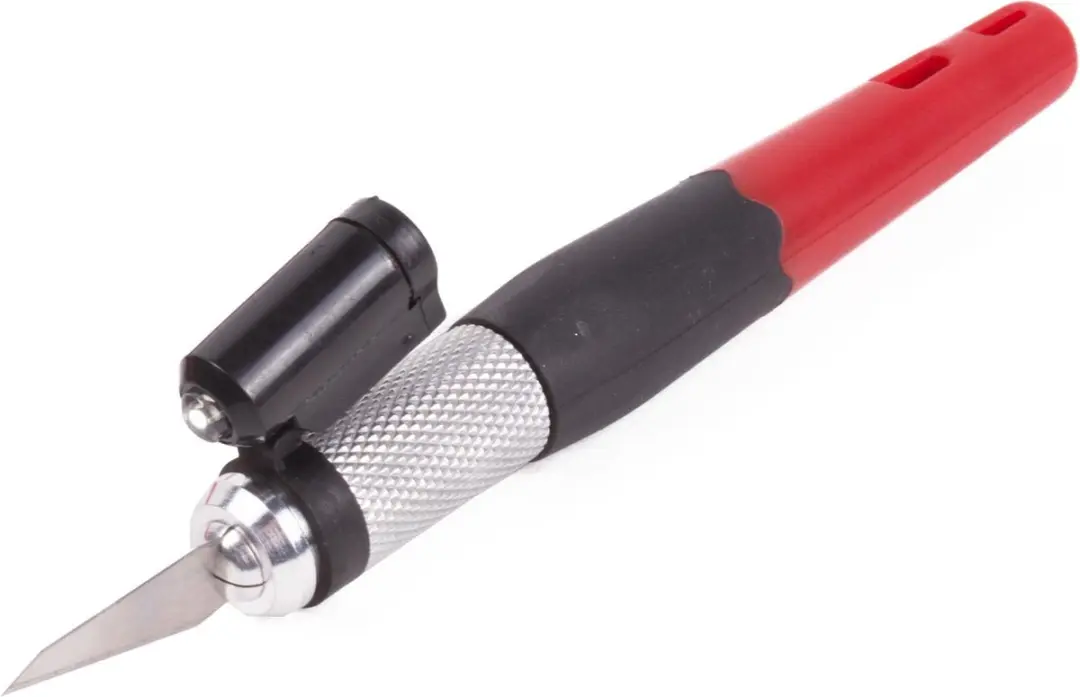Benson Precisie Hobbymes met LED - 15-delig - Zilver/Rood - afbeelding 6 van 6