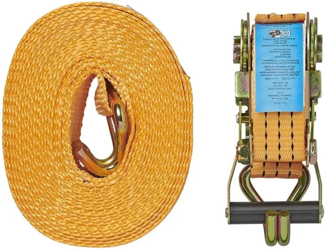 ProPlus Spanband met haken 1500kg - Oranje - afbeelding 6 van 6