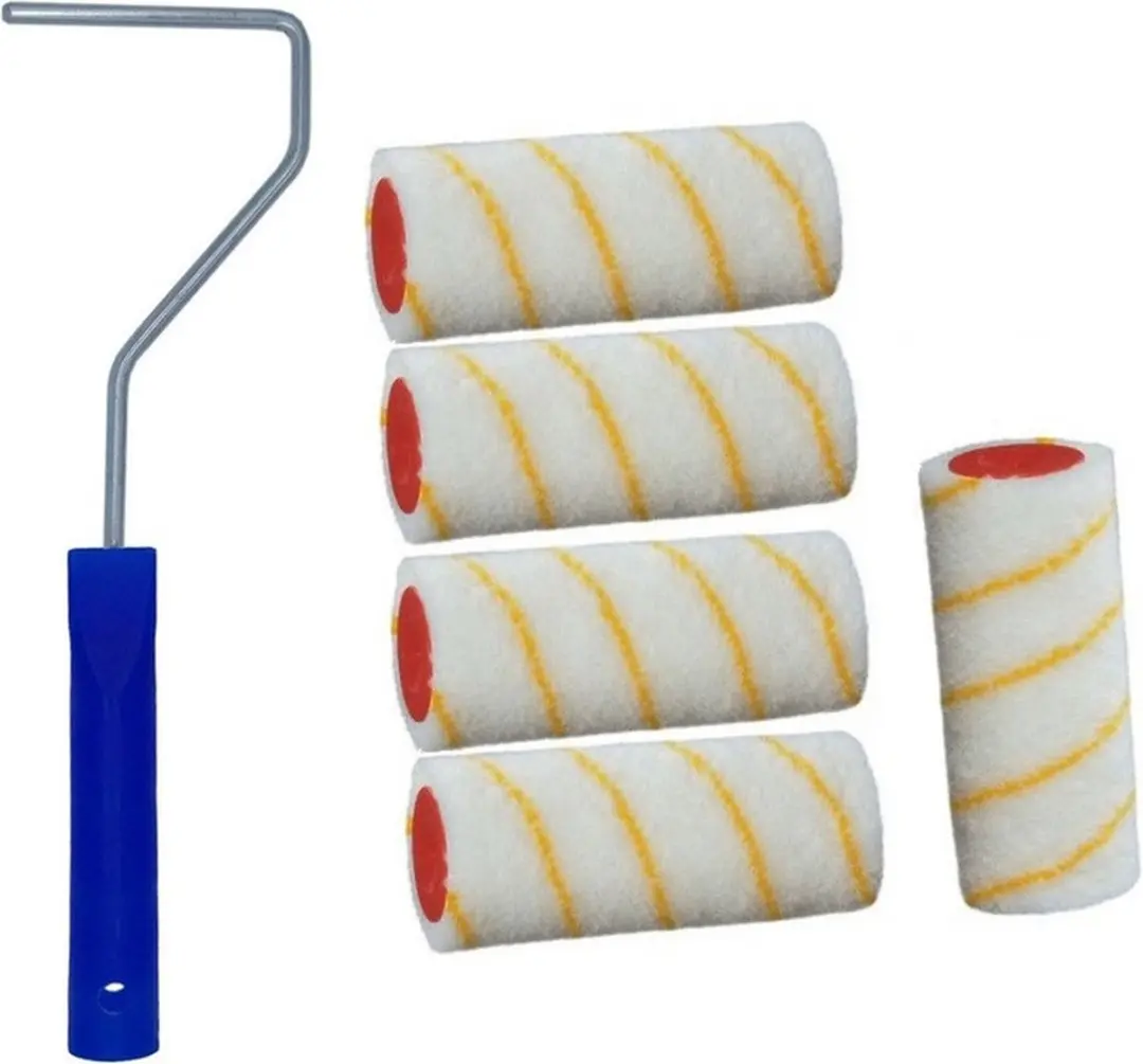 5x verfroller / vachtrollers incl rollerbeugel