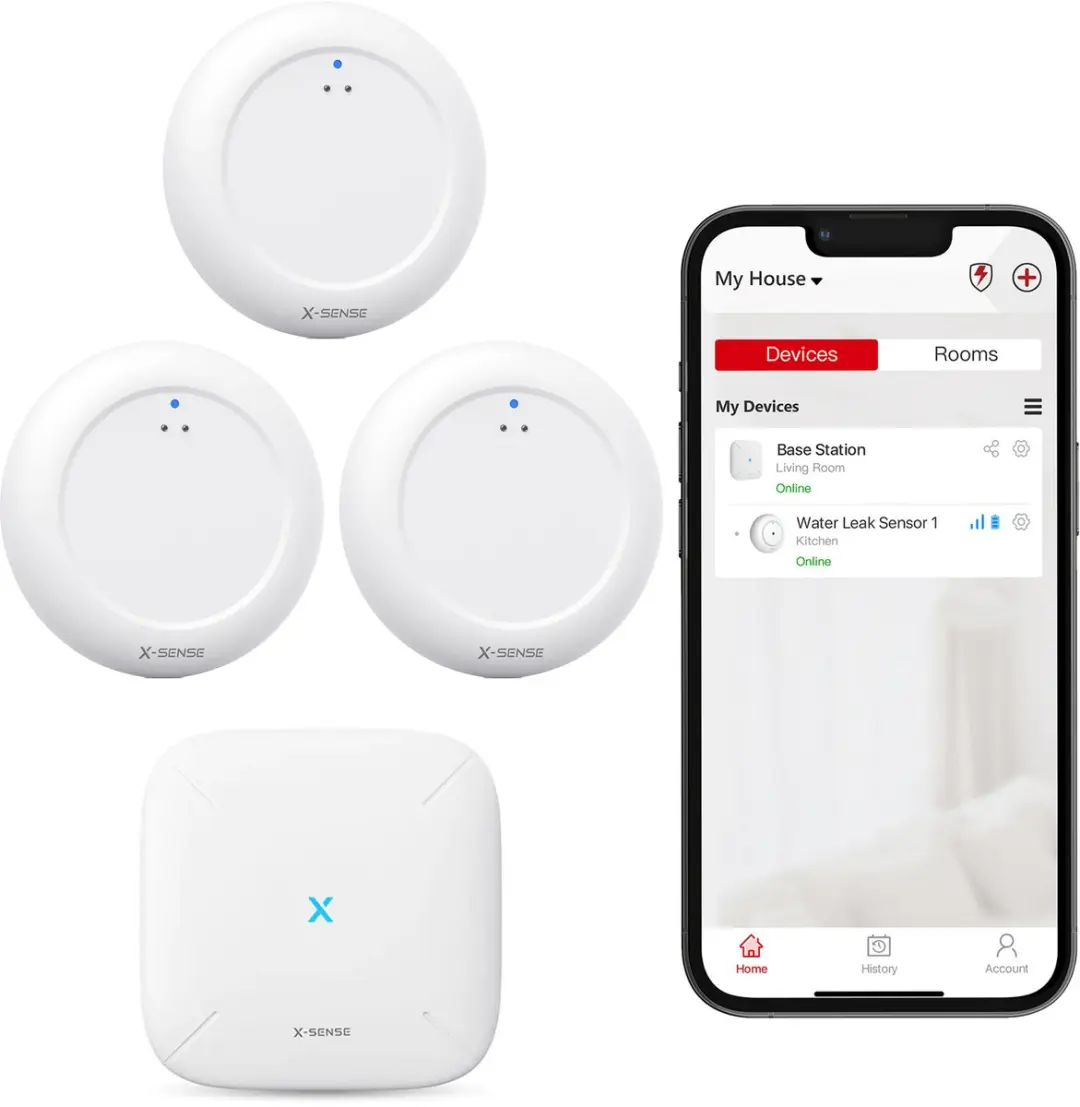 X-Sense SWS0A Slimme Watermelder bundel met WiFi