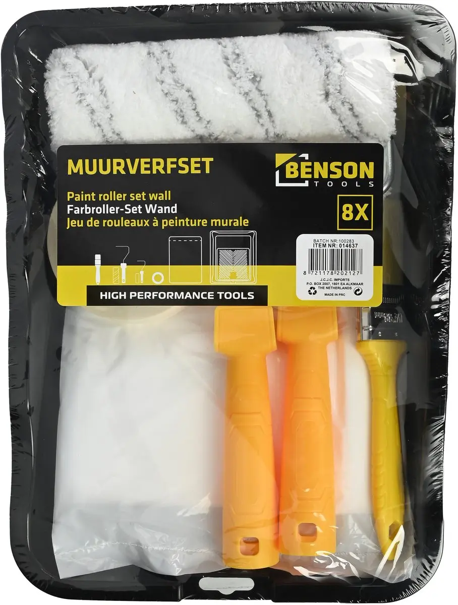 Benson 8-delige muurverfset
