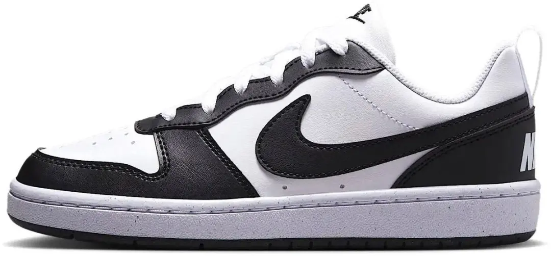 Nike Court Borough Low Recraft (GS) Sneakers - Wit/Zwart - afbeelding 4 van 6
