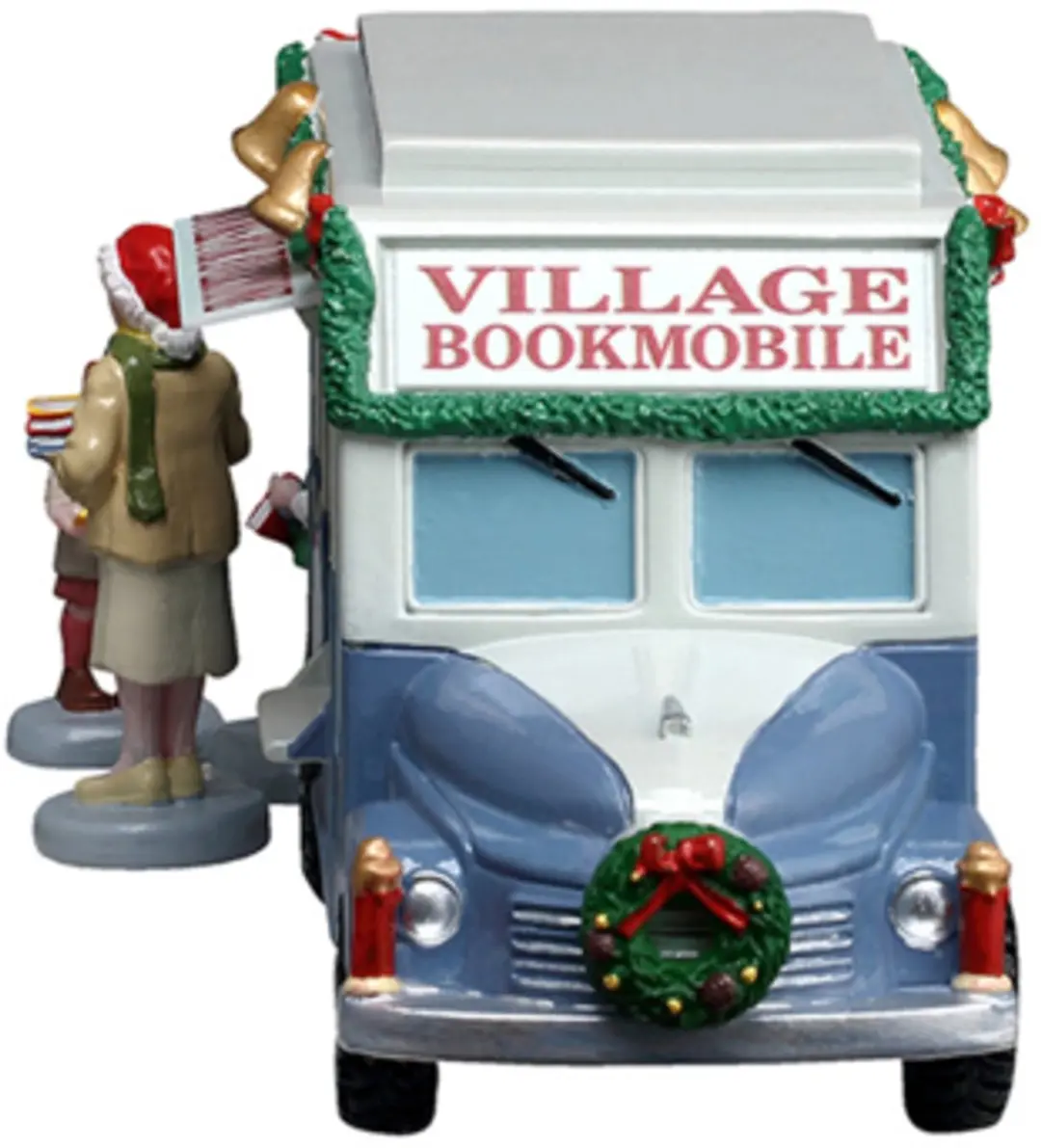 Lemax Bookmobile Kerstdorp Tafereel - Set van 4 - afbeelding 4 van 4