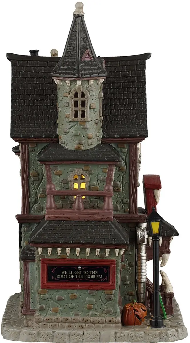 Lemax Spooky Town Frightful Fangs Dentistry Huisje - afbeelding 3 van 3