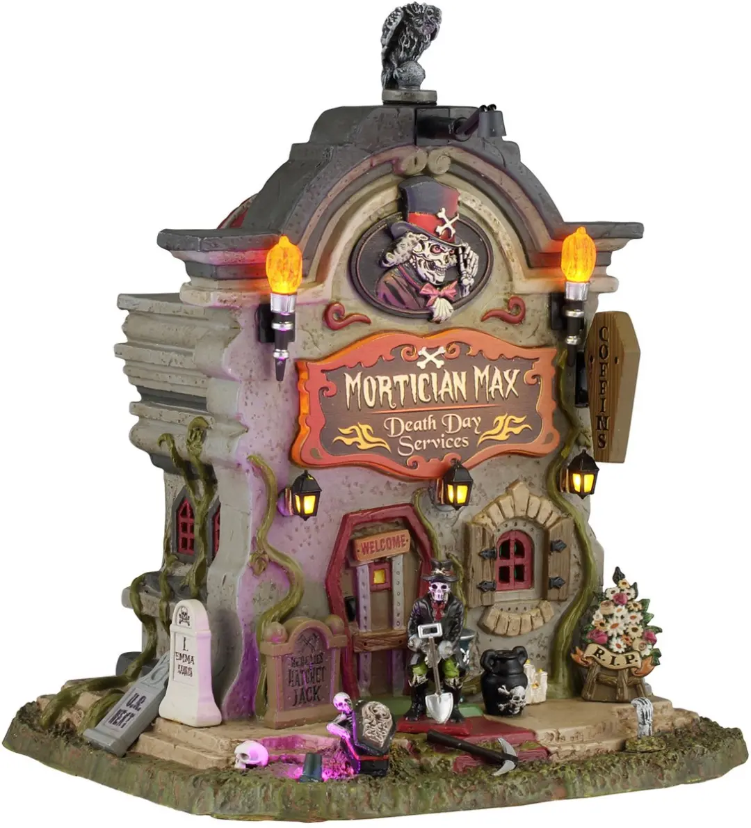 Lemax Spooky Town Mortician Max