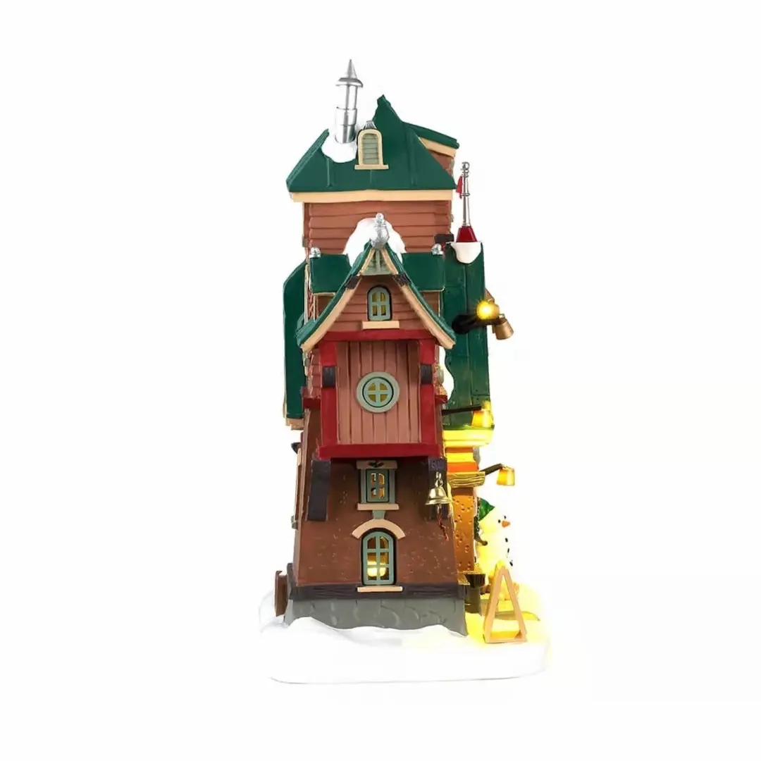 Lemax Santa's Elf Dormitory Kersthuisje - Meerkleurig - afbeelding 3 van 6