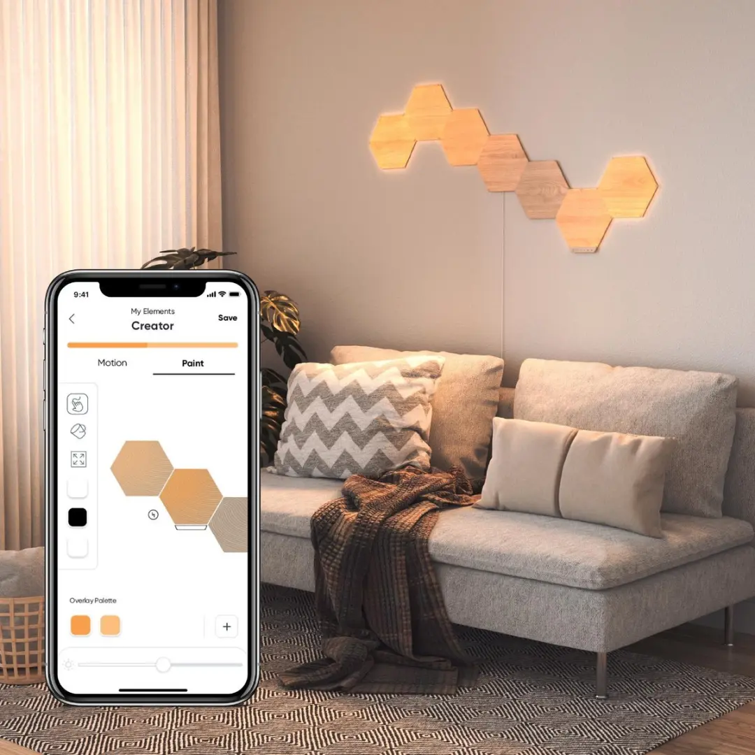 Nanoleaf Elements Hexagons NL034 Uitbreiding - 3 Panelen - afbeelding 3 van 6