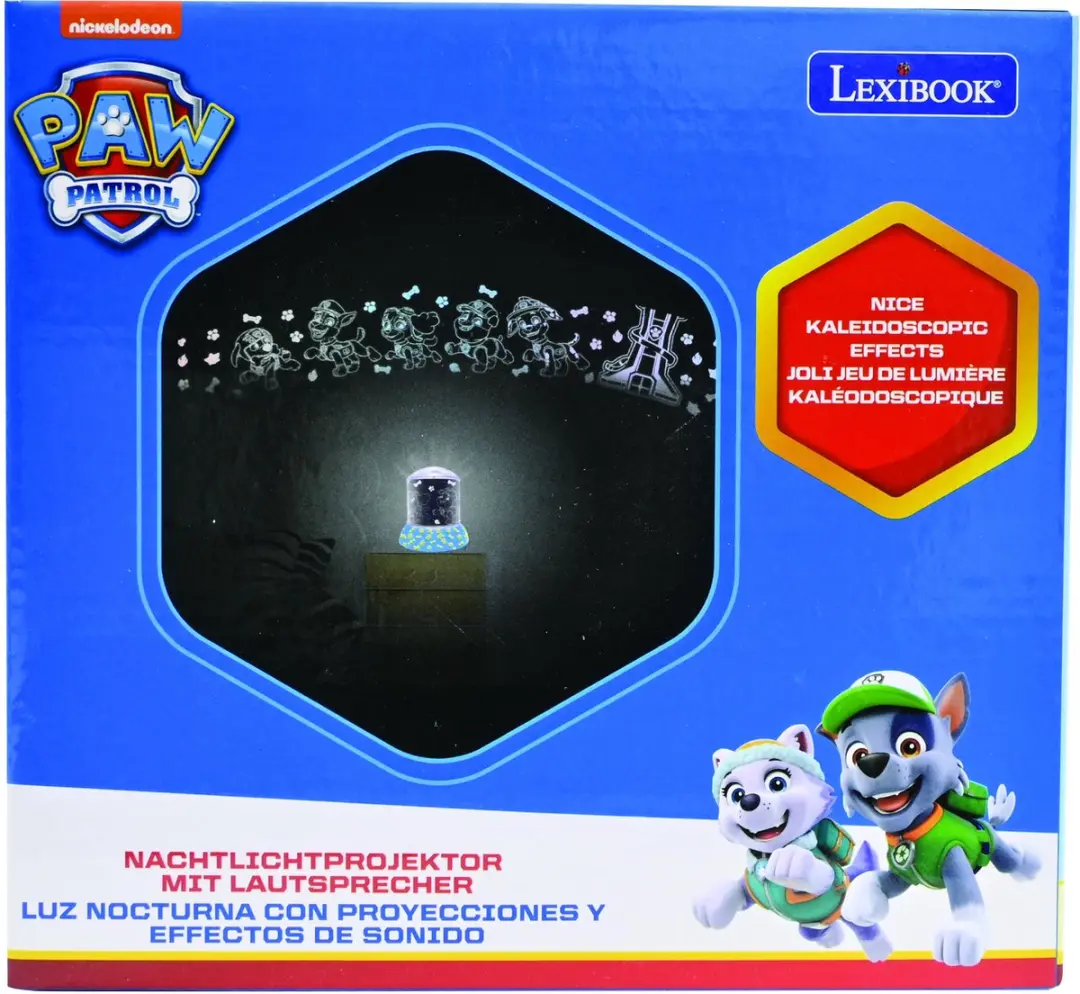 Paw Patrol nachtlampje projector met luidspreker - afbeelding 3 van 5