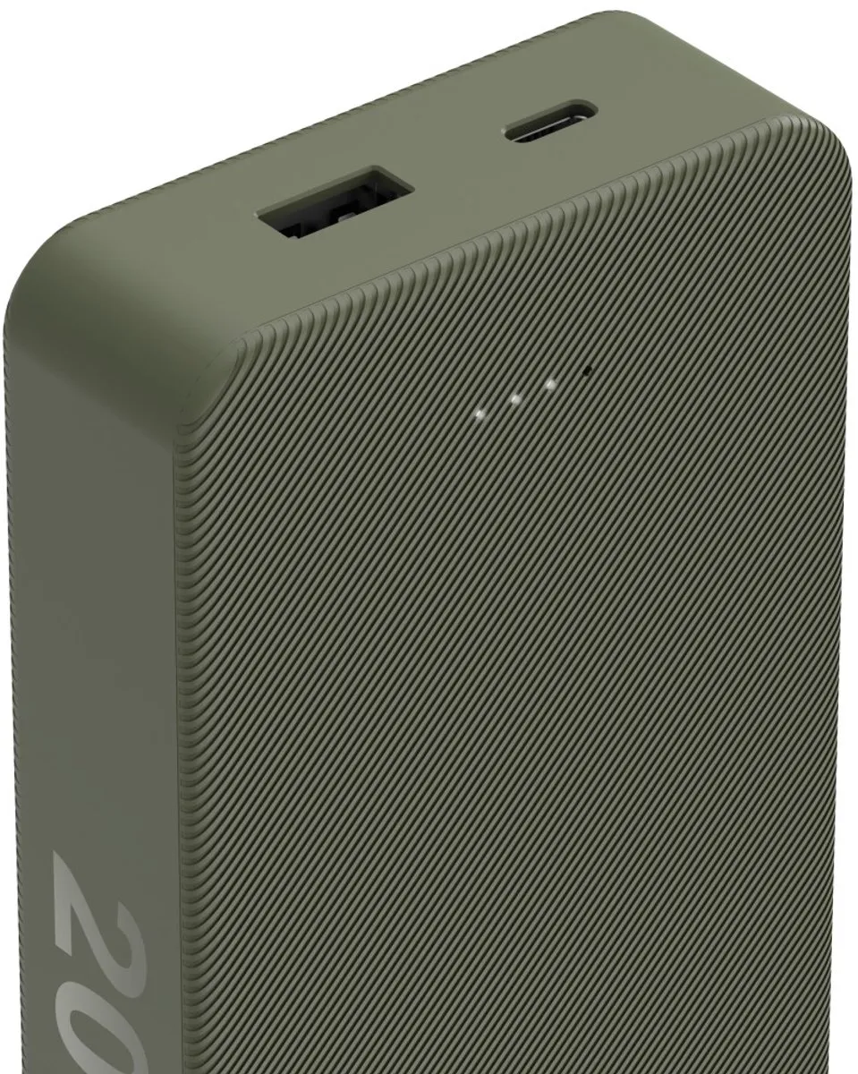 Hama Powerbank - Color - 20000mAh - 15W - 1x USB-C, 1x USB-A - Groen
