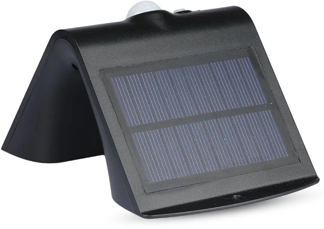 V-TAC VT-767-2-B Solar Wandlamp - 1.5W - IP65 - Zwart - afbeelding 6 van 6