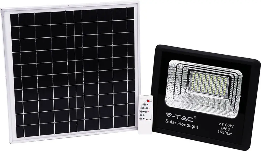 V-TAC VT-60W Solar Schijnwerper