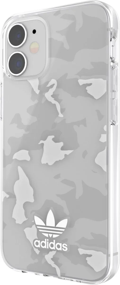 Adidas Snap Case Camo AOP TPU Hoesje iPhone 12 Mini - Transparant