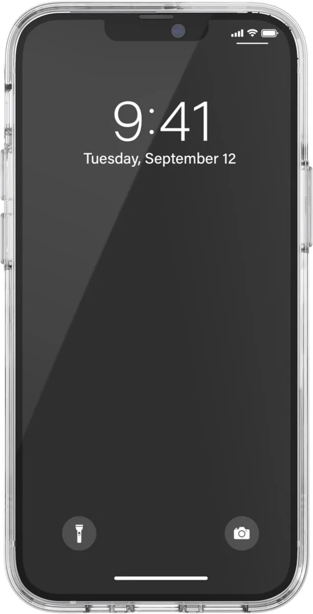 Adidas Snap Case Camo AOP TPU Hoesje iPhone 12 Mini - Transparant