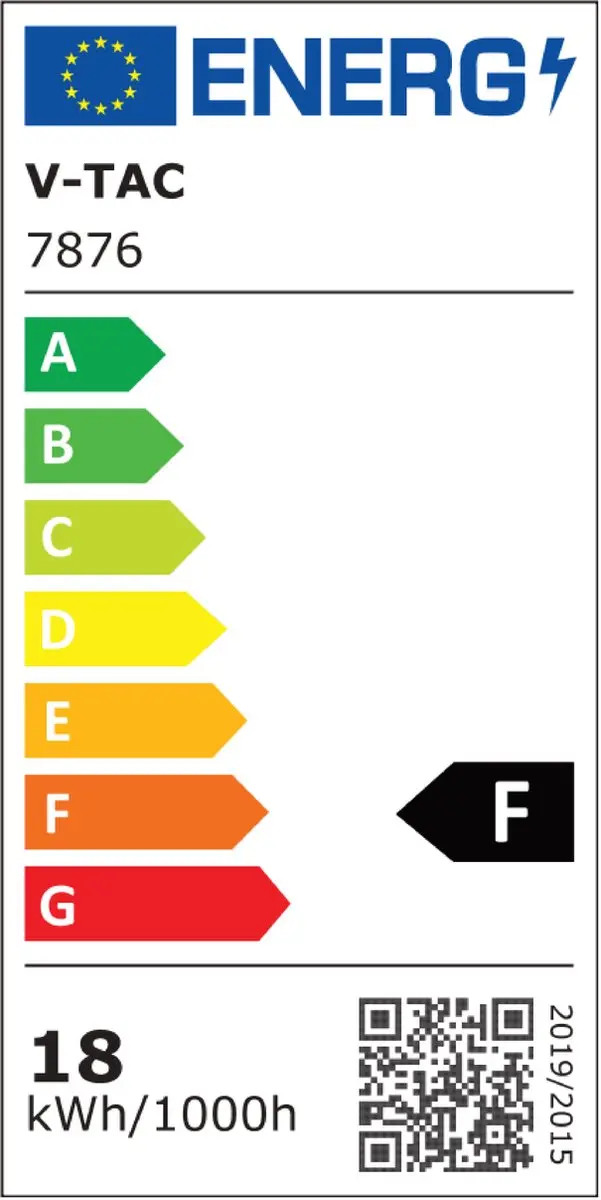 V-TAC VT-60018-RD LED Minipaneel - 18W - 3000K - Wit - afbeelding 2 van 6