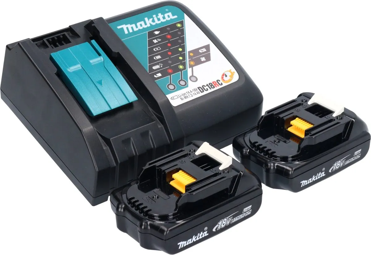 Makita DCG 180 RY Accupistool 18V - 2x 1,5Ah Accu + Lader - afbeelding 4 van 6