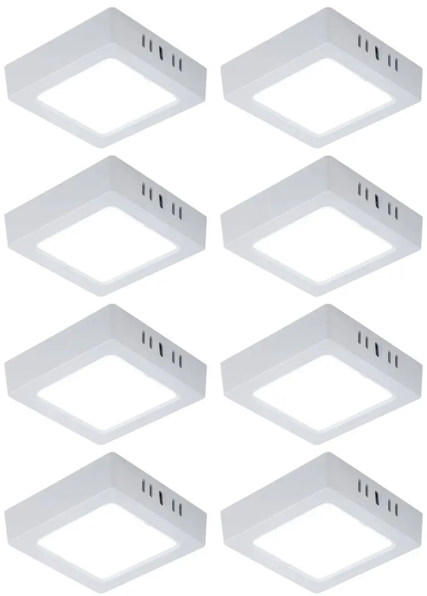 LED plafondlamp woonkamerverlichting halverlichting opbouw paneel vierkante keuk
