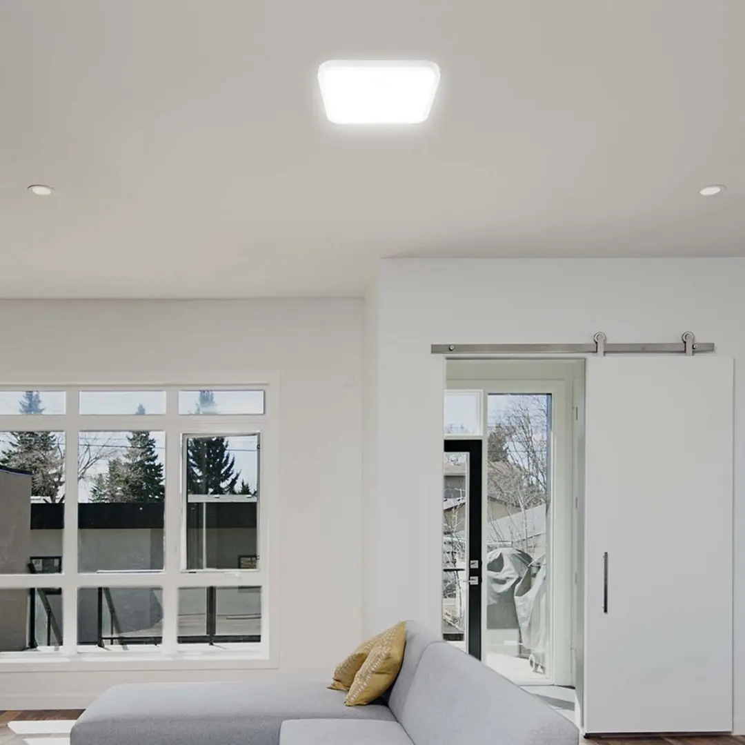 V-TAC VT-8624SQ-S-W Vierkante LED Plafondlamp 24W - afbeelding 3 van 6