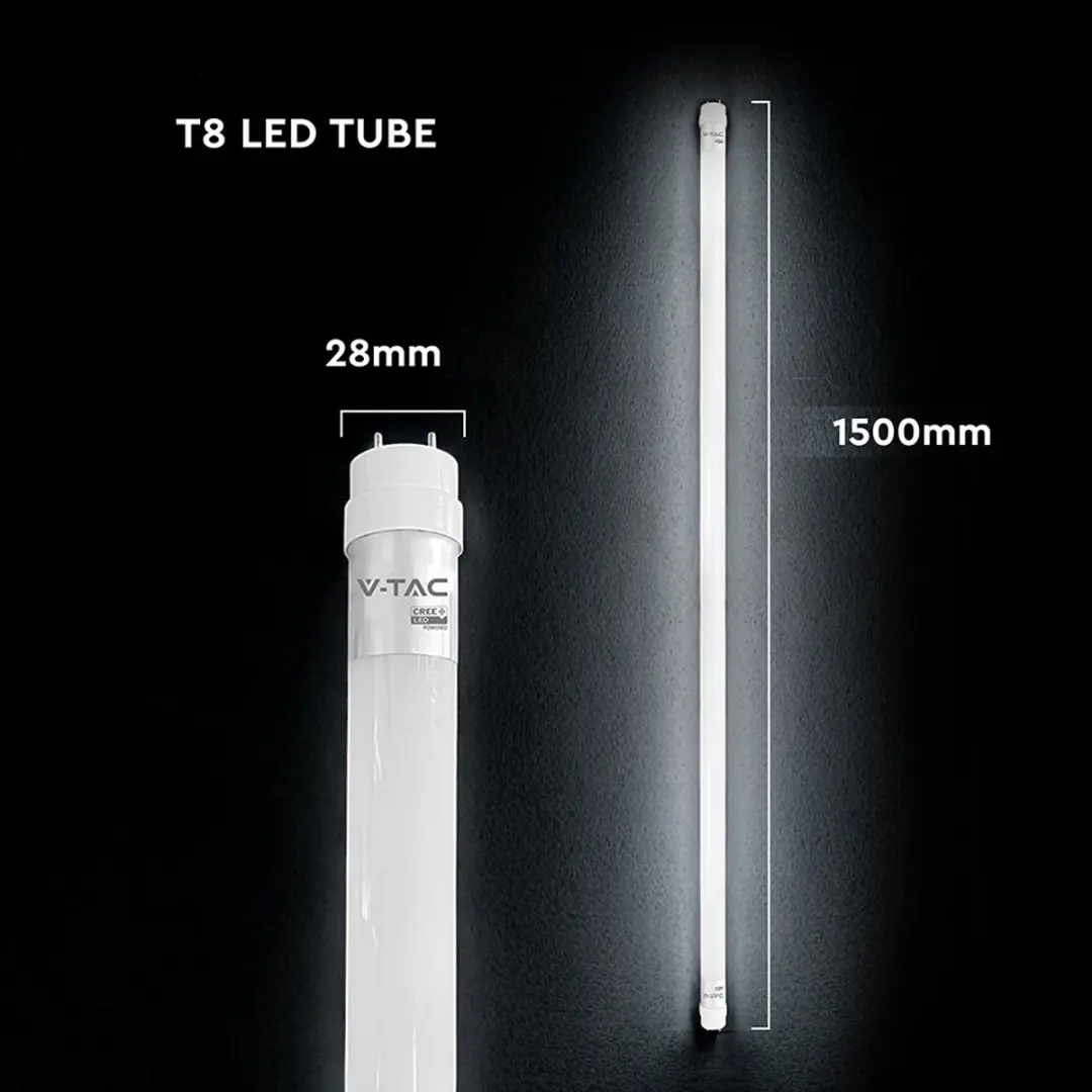 V-TAC VT-015 LED T8-buis - 15 W - 150 cm - 6500 K - afbeelding 6 van 6