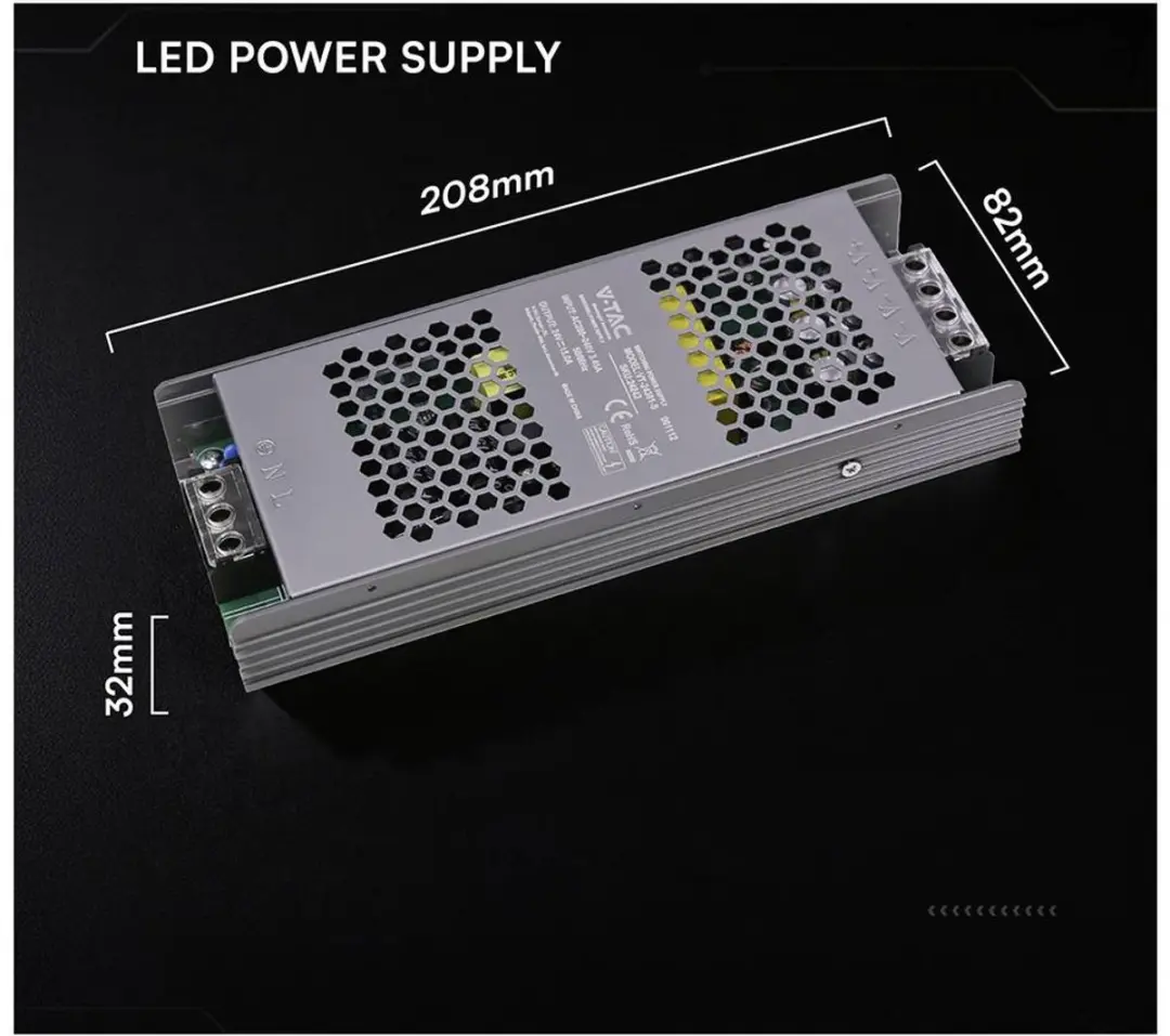 V-TAC VT-24361-S LED-transformator 360W 24V - afbeelding 3 van 3