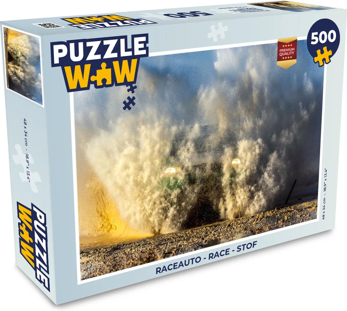 PuzzleWow Raceauto Legpuzzel 500 Stuks