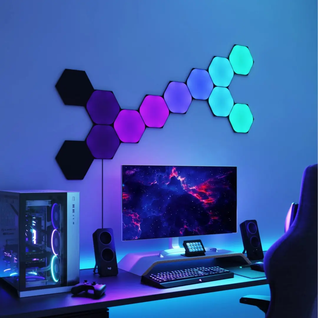 Nanoleaf Shapes NL42-0102HX-9PK Starterkit - Zwart - afbeelding 6 van 6