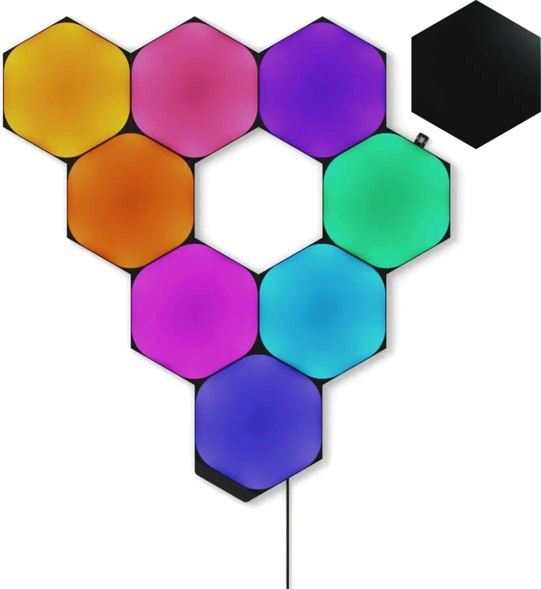 Nanoleaf Shapes NL42-0102HX-9PK Starterkit - Zwart - afbeelding 3 van 6
