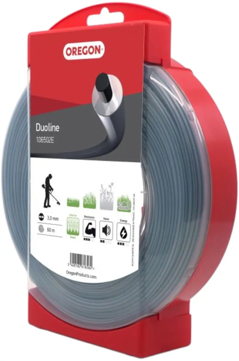 Oregon Duoline maaidraad 3,0 mm - 60 meter - 106502E - afbeelding 2 van 3
