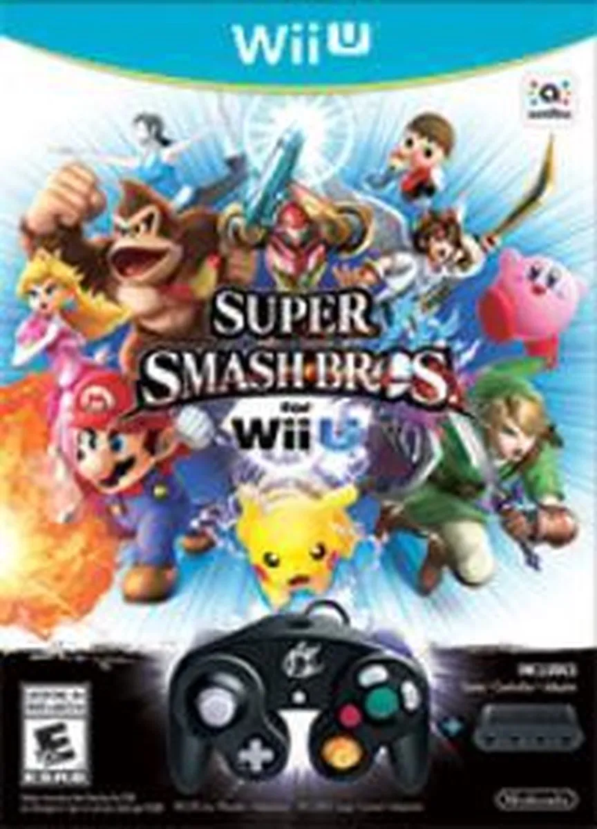 Nintendo Super Smash Bros. Wii U GameCube Controller Adapter Bundel