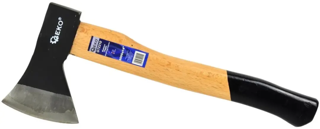 GEKO Bijl met houten handvat