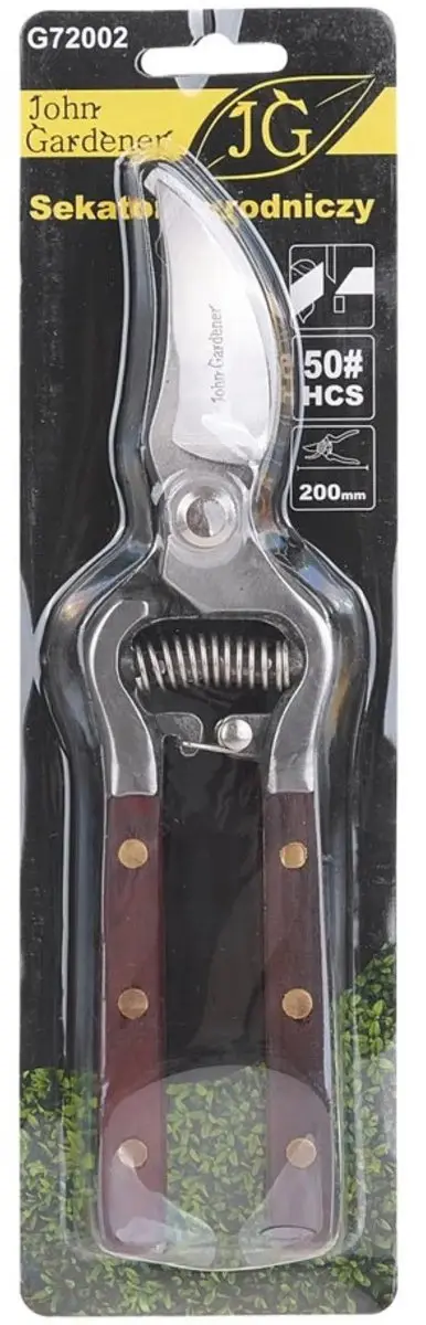 GEKO Bypass Snoeischaar Houten Handvat - 200mm - afbeelding 2 van 5