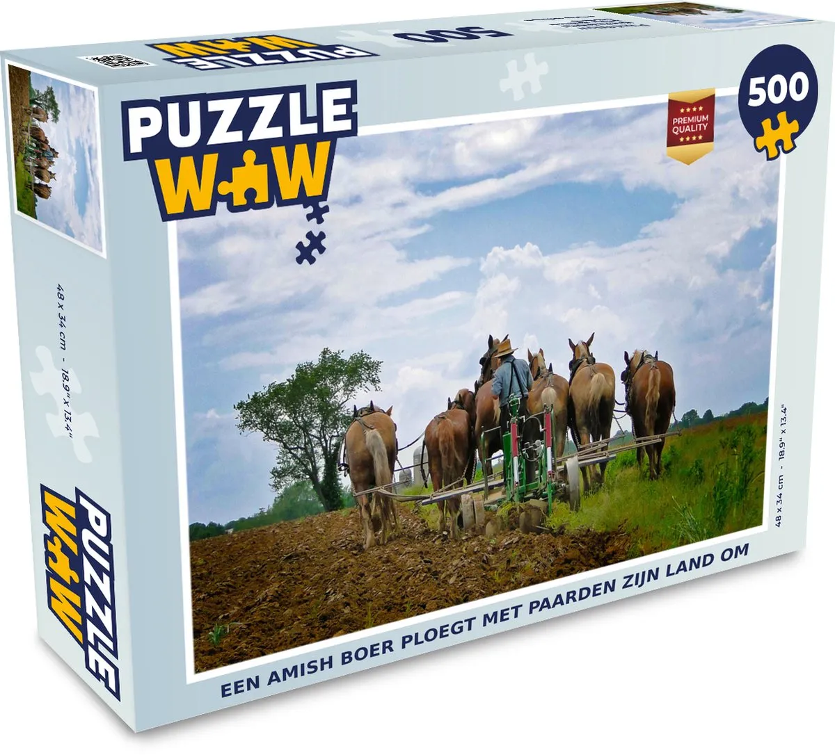 PuzzleWow Legpuzzel 500 Stuks