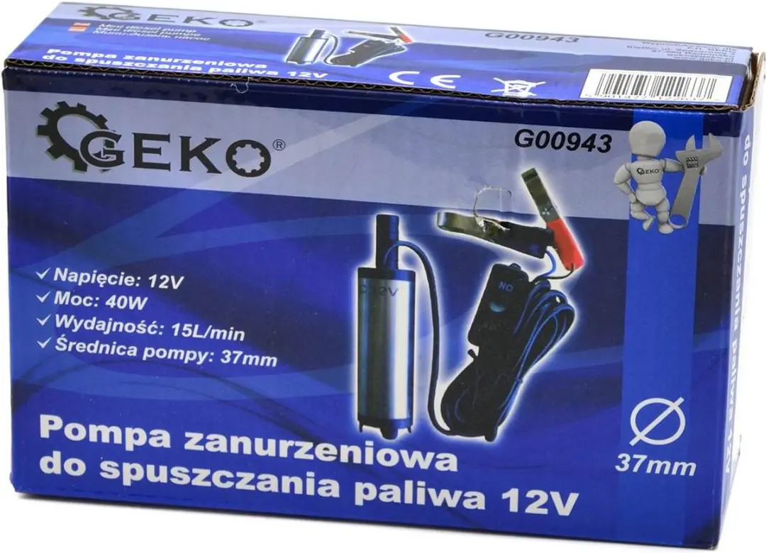 GEKO G00943 Compacte Dompelpomp 12V - 37mm - afbeelding 5 van 6
