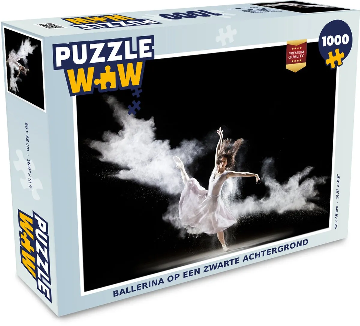 PuzzleWow Legpuzzel Ballerina 1000 Stuks - Multicolor