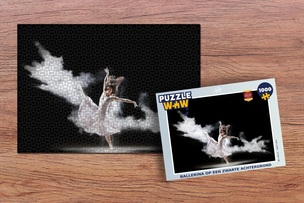 PuzzleWow Legpuzzel Ballerina 1000 Stuks - Multicolor