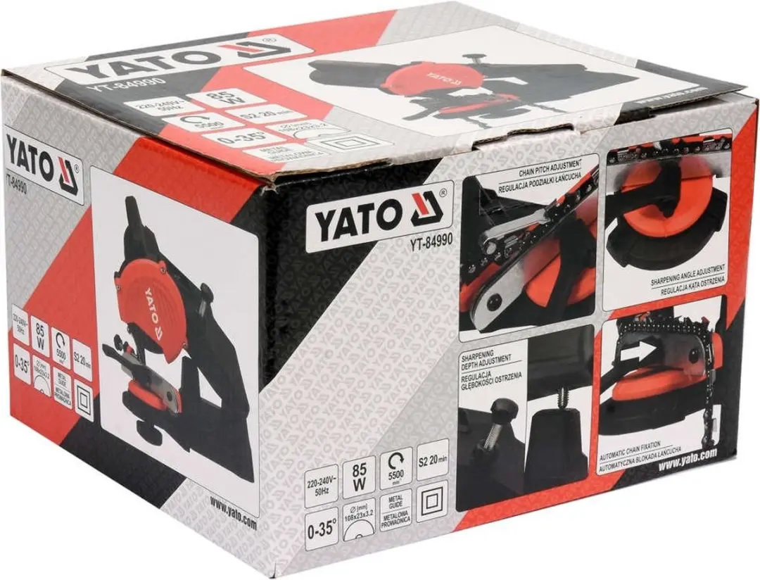 Yato YT-84990 Elektrische Kettingzaagslijper - 85W - 108mm Schijf - afbeelding 6 van 6