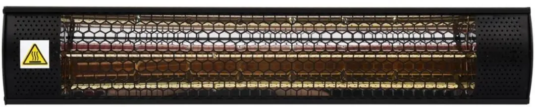 YATO Terrasverwarmer Halogeen - Heater  - 2000W - IP65 - 18m² - 56x15x7,2cm - afbeelding 3 van 4