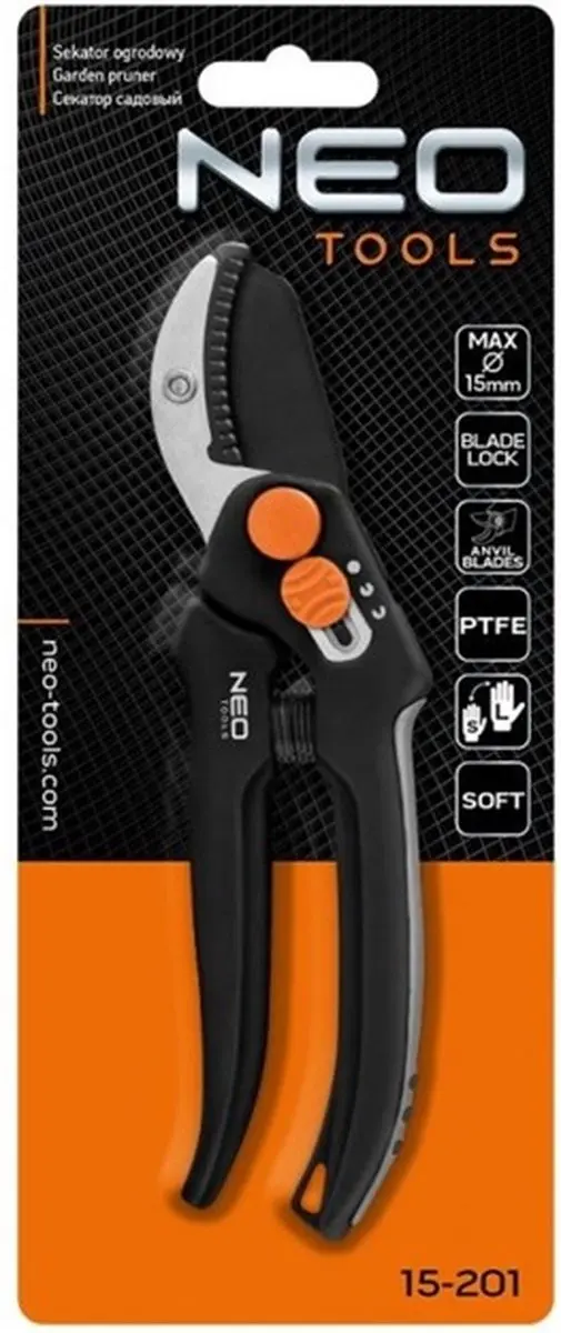 NEO TOOLS - Aambeeldsnoeischaar - 185 mm - Regelbare Breedte - Ergonomische Handgreep - afbeelding 6 van 6